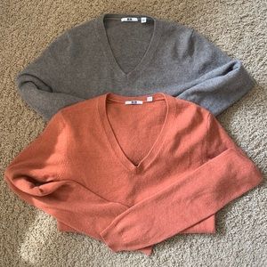 Uniqlo Cashmere sweaters